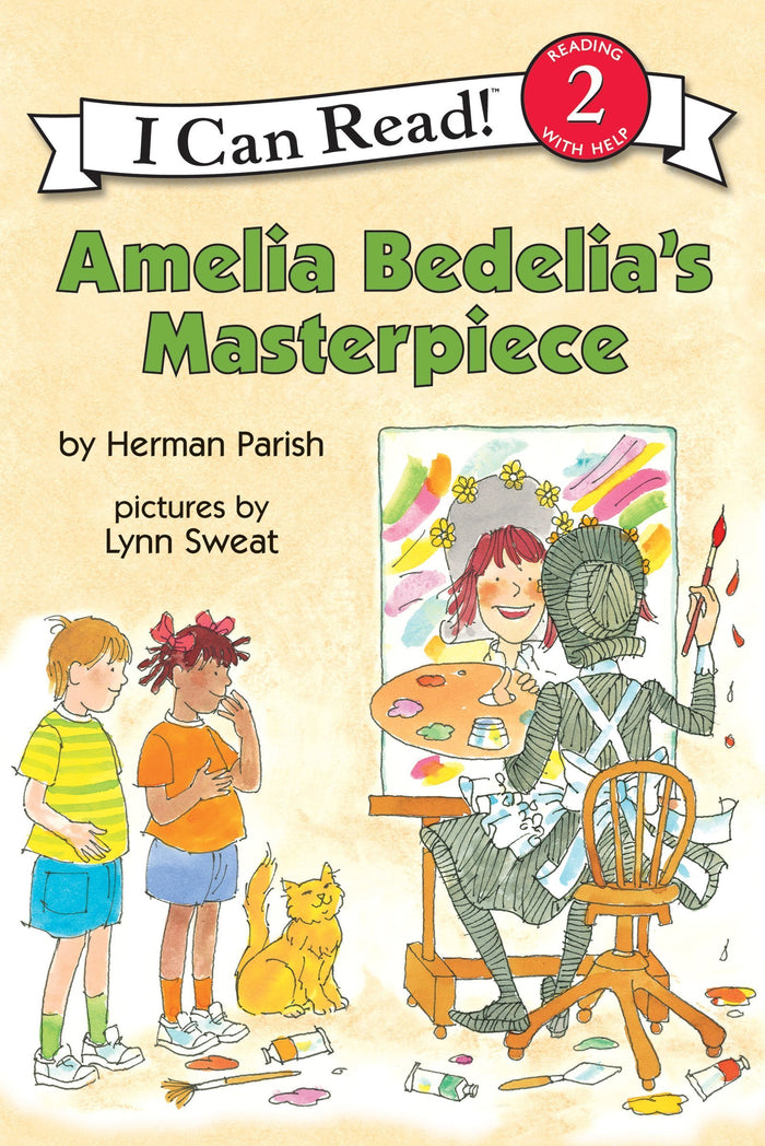 Amelia Bedelia's Masterpiece: A Funny Picture Book for Kids (Ages 4-8) About Museum Mix-Ups and Heroism (I Can Read Level 2) by Herman Parish - Paperback cover