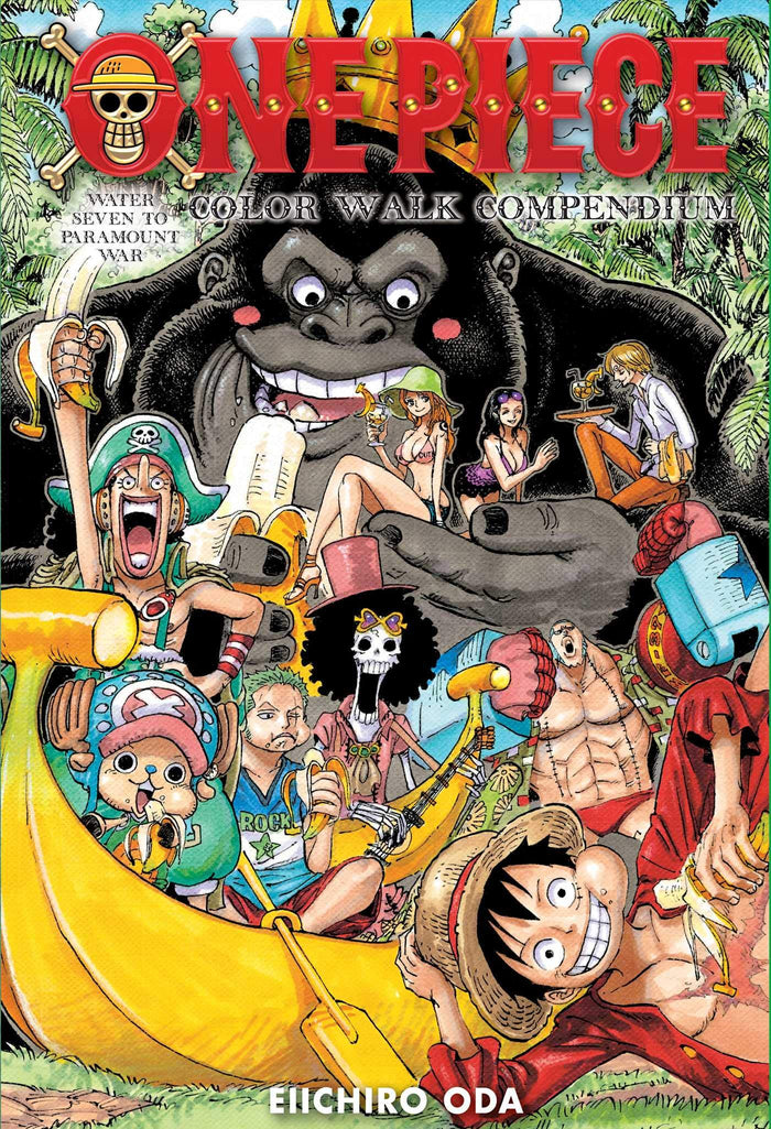 One Piece Color Walk Compendium: Water Seven to Paramount War by Eiichiro Oda - Hardcover cover