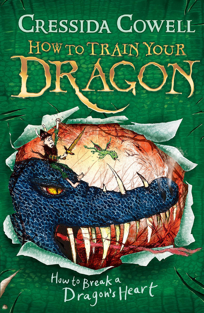 How to Train Your Dragon: How to Break a Dragon's Heart: Book 8 by Cressida Cowell - Paperback cover