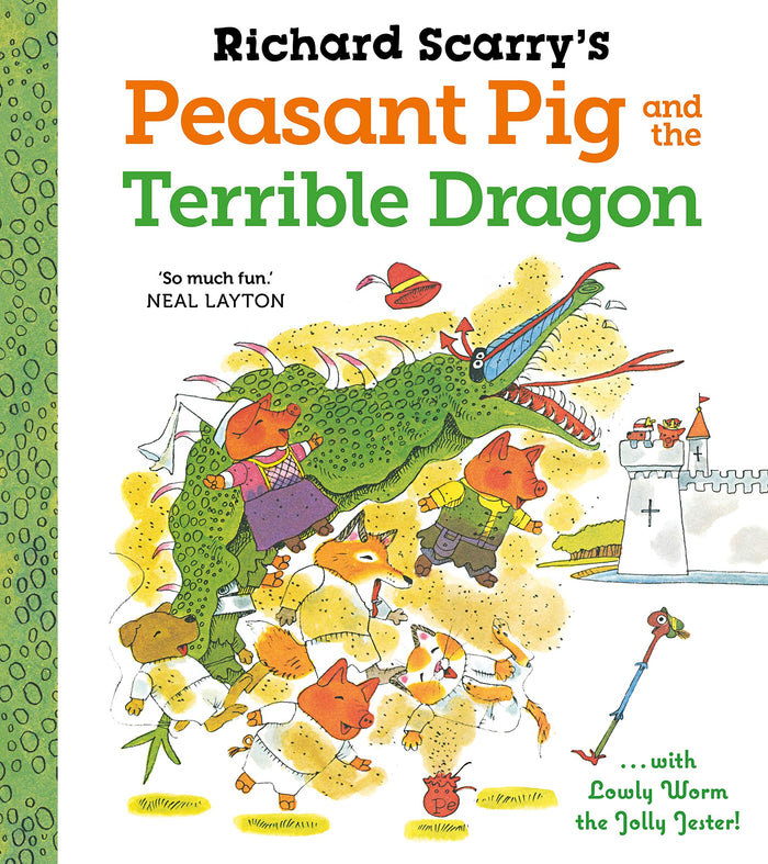 Richard Scarry's Peasant Pig and the Terrible Dragon by Richard Scarry - Paperback cover