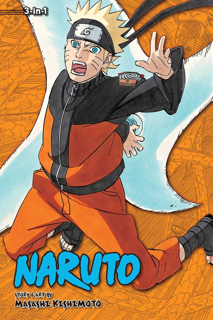 Naruto (3-in-1 Edition), Vol. 19: Includes Vols. 55, 56 & 57 by Masashi Kishimoto - Paperback cover