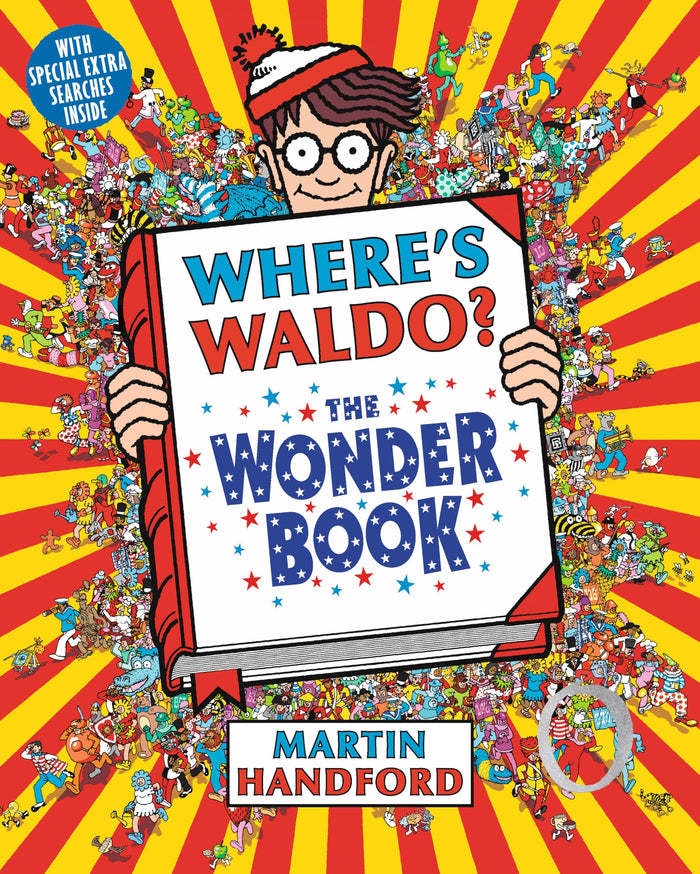 Where's Waldo? The Wonder Book: (A Hidden Object Activity Book with Search & Find Puzzles and Spot-the-Difference Game - a Perfect Gift & Travel Companion for All Ages) by Martin Handford - Paperback cover