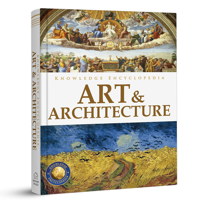 Knowledge Encyclopedia - Art & Architecture (Knowledge Encyclopedia For Children) by Wonder House Books - Hardcover cover
