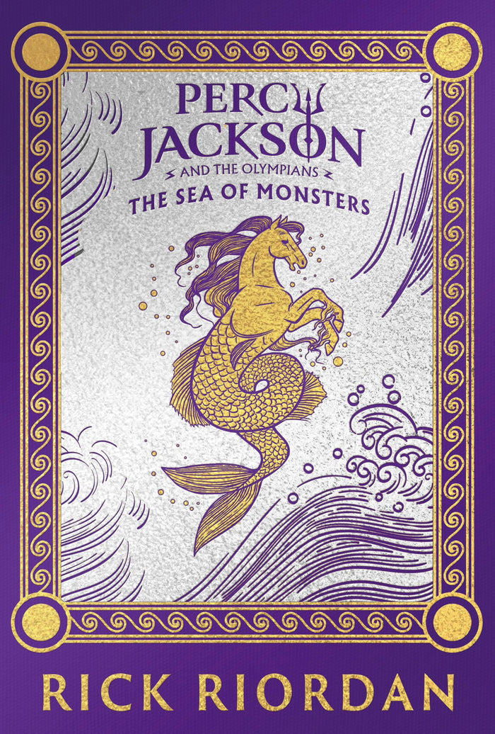 Puffin Percy Jackson and the Olympians The Sea of Monsters (Deluxe Collectors Edition). by Victo Ngai - Hardcover cover