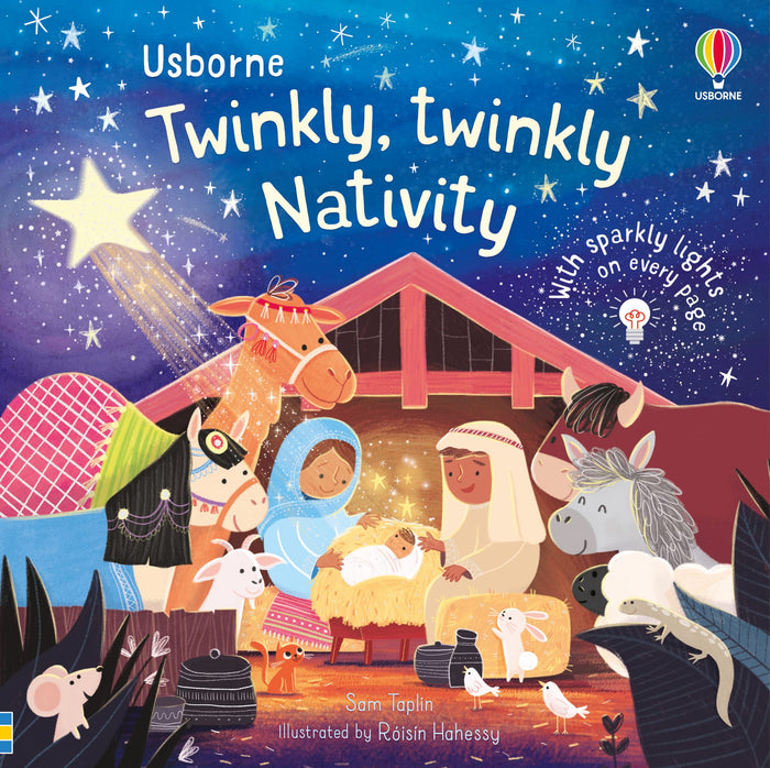 The Twinkly Twinkly Nativity Book by Sam Taplin - Board Book cover