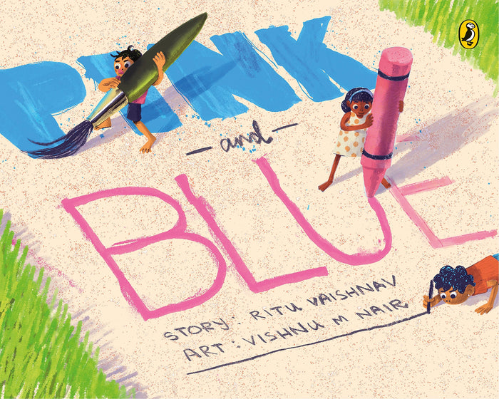 Pink and Blue by Ritu Vaishnav - Paperback cover