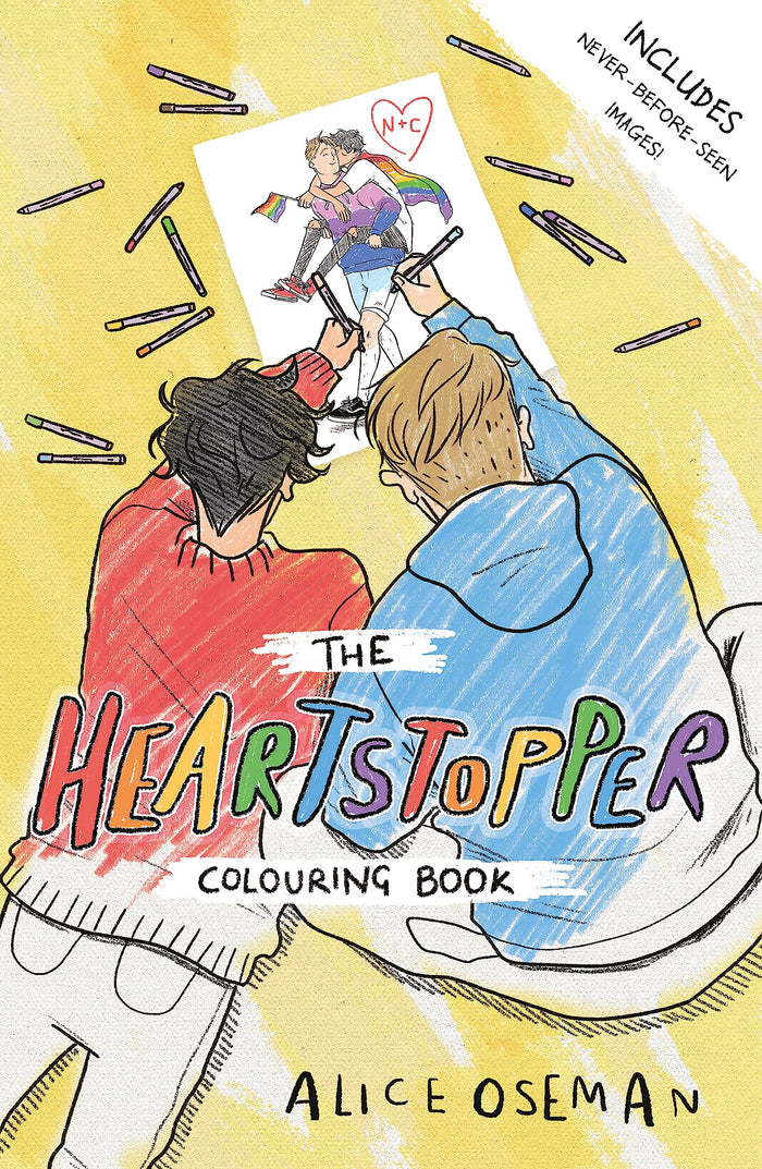 The Heartstopper Colouring Book by Alice Oseman - Paperback cover