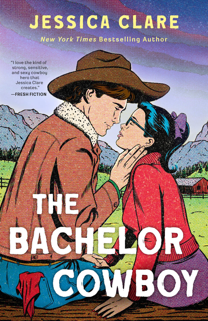 The Bachelor Cowboy (The Wyoming Cowboys Series) by Jessica Clare - Paperback cover