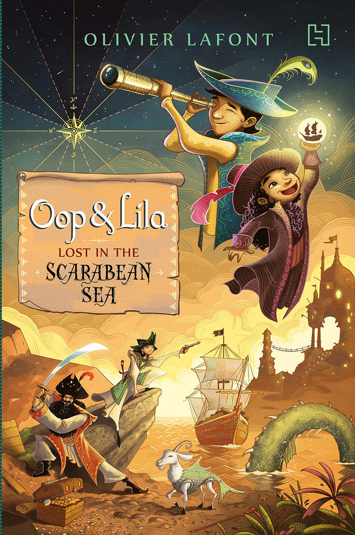 Oop and Lila and the Pirates of the Snow Globe by Olivier Lafont - Paperback cover