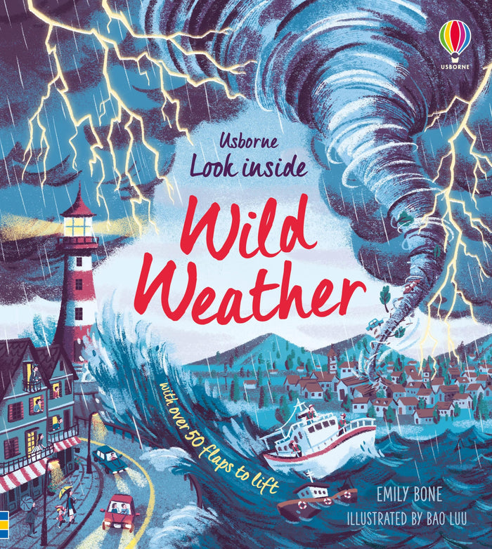 Look Inside Wild Weather (International Edition) by Emily Bone - Board Book cover