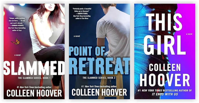 Front cover of Colleen Hoover Slammed Series 3-Book Combo at bulkbookshop.com