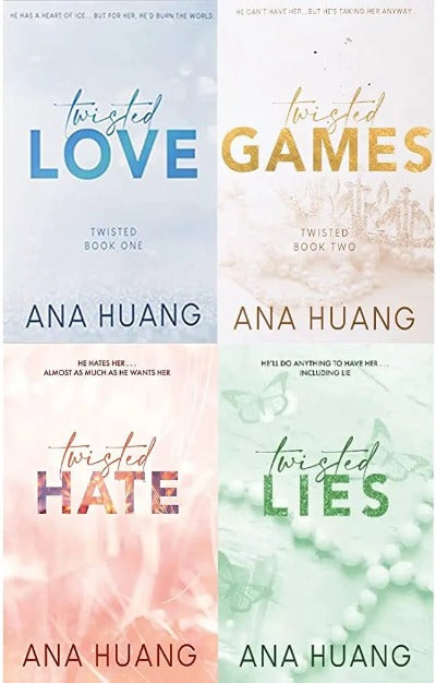 (Combo) Twisted Hate + Twisted Love + Twisted Games + Twisted Lies (Paperback) - Ana Huang