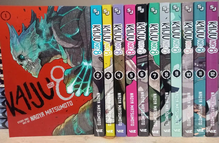 Kaiju No. 8 Manga Vol. 1-12 Manga Full/Loose Set English by Naoya Matsumoto ?? Freebie: A free Manga Wall Poster - bulkbookshop.com