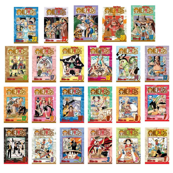 One Piece Manga Vol 1 23 East Blue To Alabasta Saga Individual Books Unboxed ?? Freebie A Free Manga Wall Poster - bulkbookshop.com