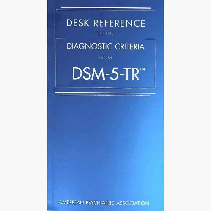 DSM-5-TR Desk Reference Paperback – Quick Diagnostic Guide | Paperback