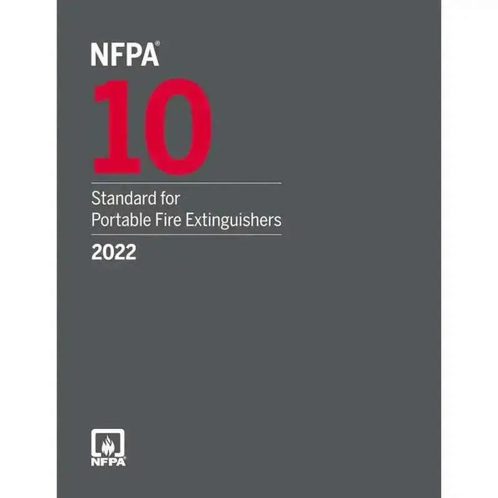NFPA 10 – Standard for Portable Fire Extinguishers (2022 Edition) | Paperback