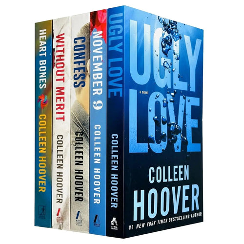 Front cover of Colleen Hoover 5 Books Collection Set featuring Ugly Love and November 9 at bulkbookshop.com