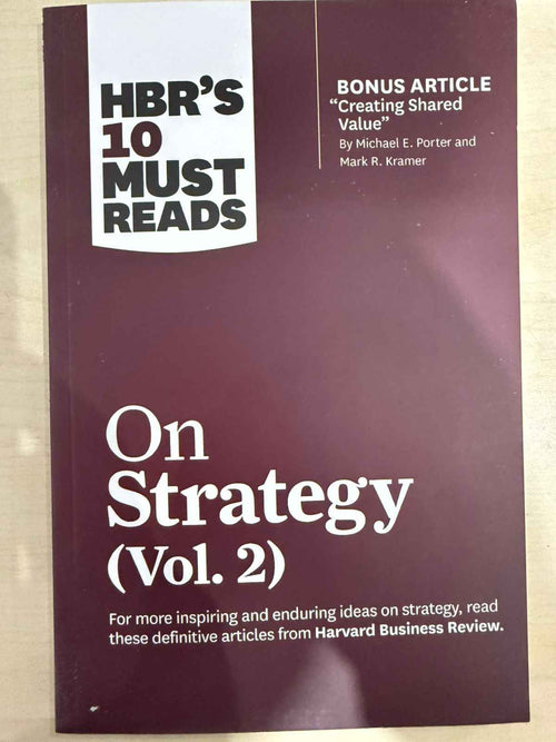 HBR's 10 Must Reads on Strategy vol 2 PaperbackÐ by Harvard Business Review