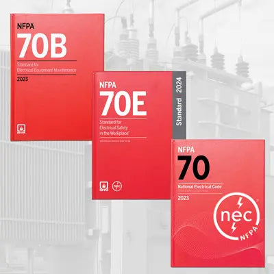 NFPA 70B, 70E, & NEC Combo with Index Tabs 2023 - bulkbookshop.com