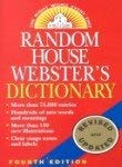 Random House Webster's Dictionary 4Ed by Random House - Paperback cover