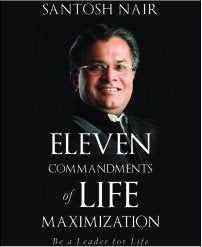 Eleven Commandments of Life Maximization -Hindi by Santosh Nair - Paperback cover