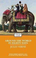 Around the World in Eighty Days by Jules Verne - Paperback cover