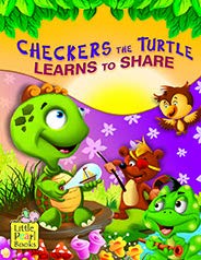 Animal Based Value Story : Checkers The Turtle -Learns To Share by Lpb Team - Paperback cover