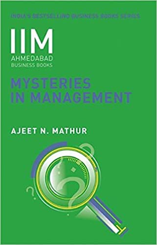 Mysteries in Management by Ajeet N. Mathur - Paperback cover