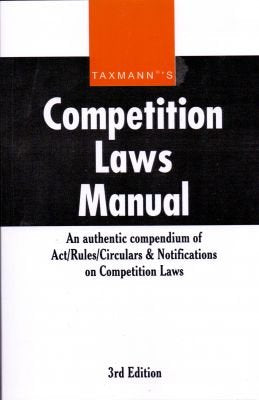 Competition Laws Manual by Taxmann - Paperback cover