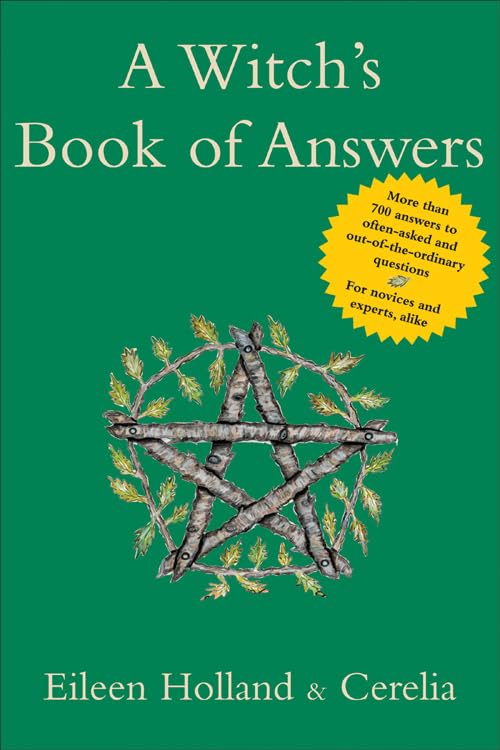 A Witch's Book of Answers by Eileen Holland - Paperback cover