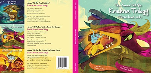 The Amma Tell Me Krishna Trilogy by Bhakti Mathur - Paperback cover