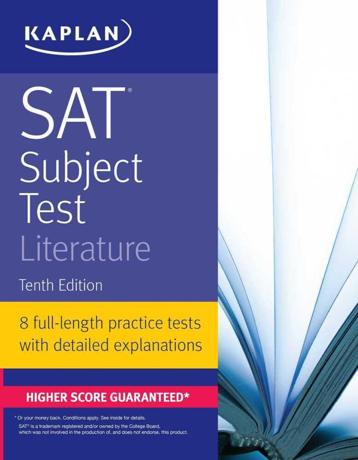SAT Subject Test Literature (Kaplan Test Prep) by Kaplan Test Prep - Paperback cover