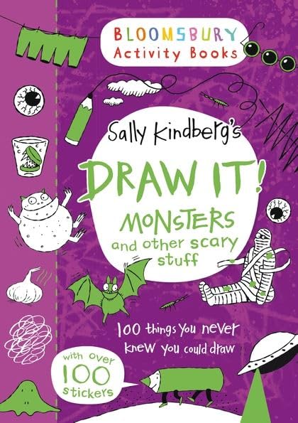 Draw It! Monsters and other scary stuff by Sally Kindberg - Paperback cover