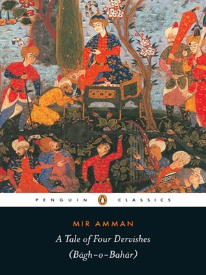 A Tale of Four Dervishes by Mir Amman - Paperback cover