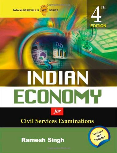Indian economy; For Civil services Examination by Singh - Paperback cover