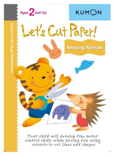 Lets Cut Paper Amazing Animals by Kumon Publishing - Paperback cover