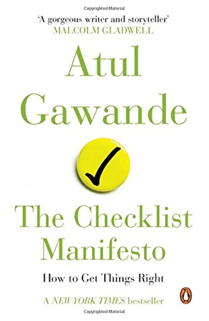 Penguin Books India The Checklist Manifesto : How To Get Things Right by Atul Gawande - Paperback cover