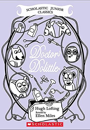 Scholastic Junior Classics Doctor Dolittle by Ellen Miles - Paperback cover