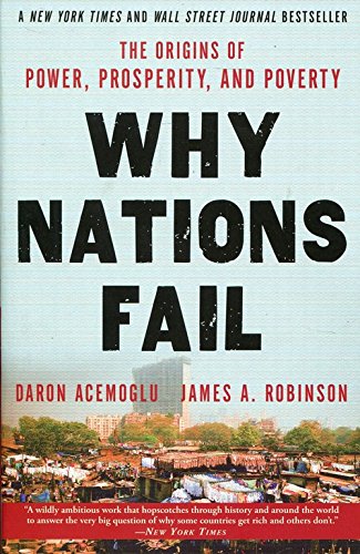 Why Nations Fail by Daron Acemoglu - Paperback cover
