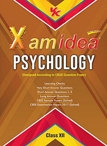 Xam Idea Psychology Class 12 CBSE for 2018 Exam by Editorial Board - Paperback cover