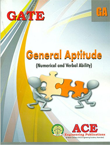 General Aptitude(Numerical & Verbal Ability) by Ace Engineering Academy - Book cover