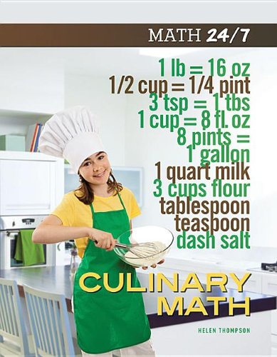 Culinary Math (Math 24/7) by Helen Thompson - Library Binding cover