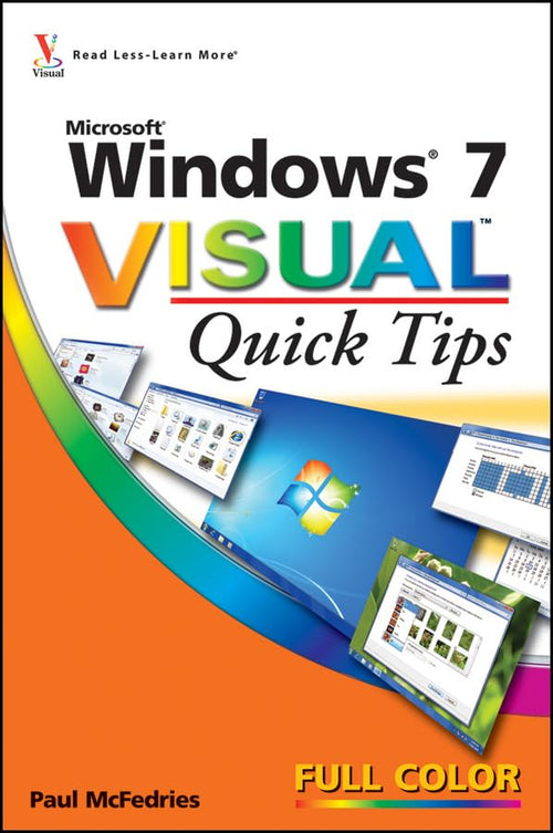 Windows 7 Visual Quick Tips by Paul McFedries - Paperback cover
