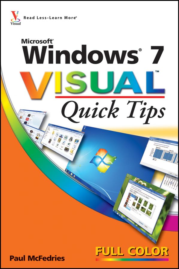 Windows 7 Visual Quick Tips by Paul McFedries - Paperback cover