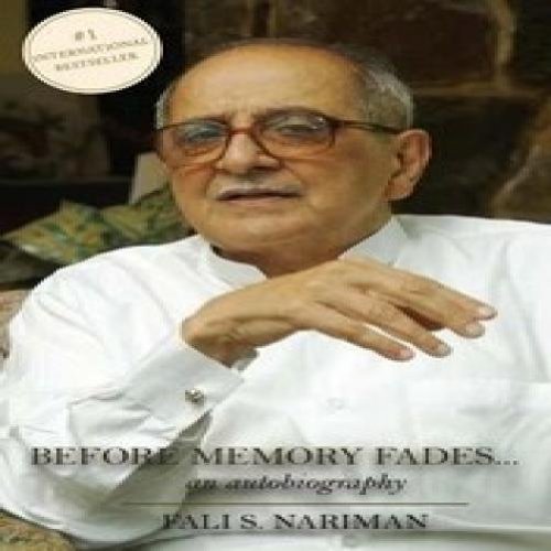 Before Memory Fades by s. Fali Nariman - Paperback cover