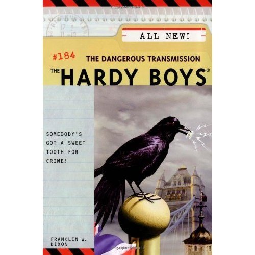 Hardy Boys 184: Dangerous Transmission by Franklin W. Dixon - Paperback cover