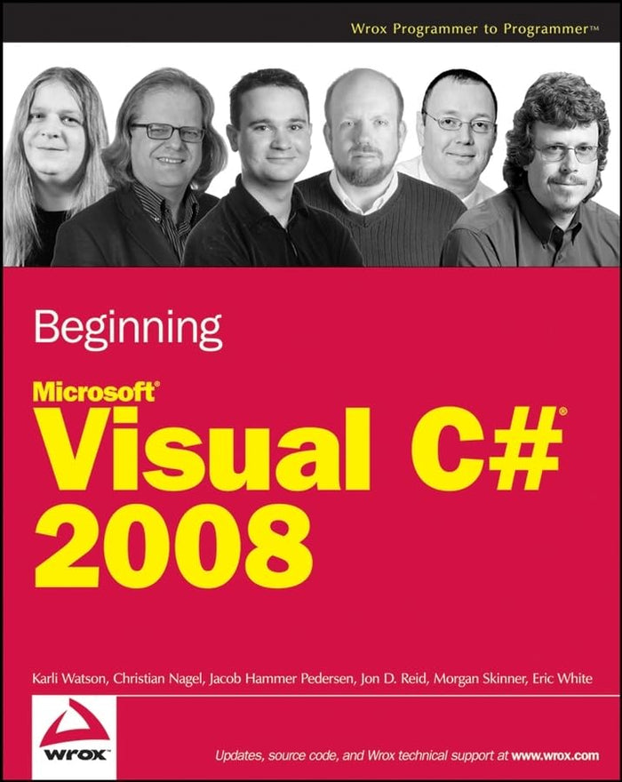 Beginning Microsoft Visual C# 2008 by Christian Nagel - Paperback cover