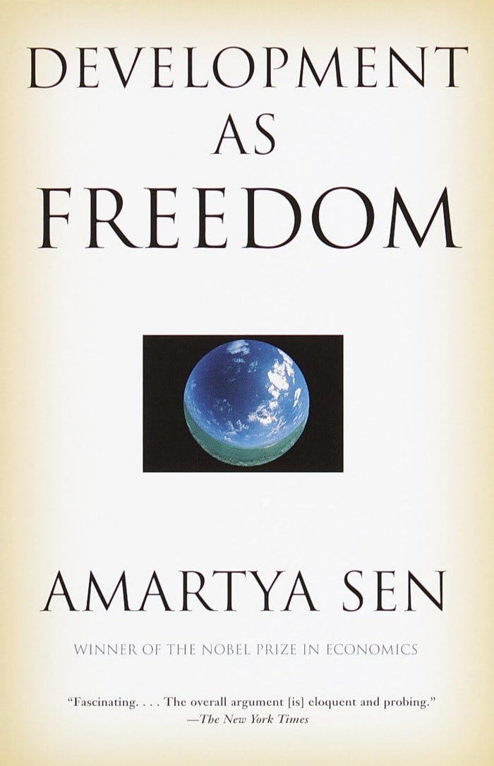 Development as Freedom by Amartya Sen - Paperback cover