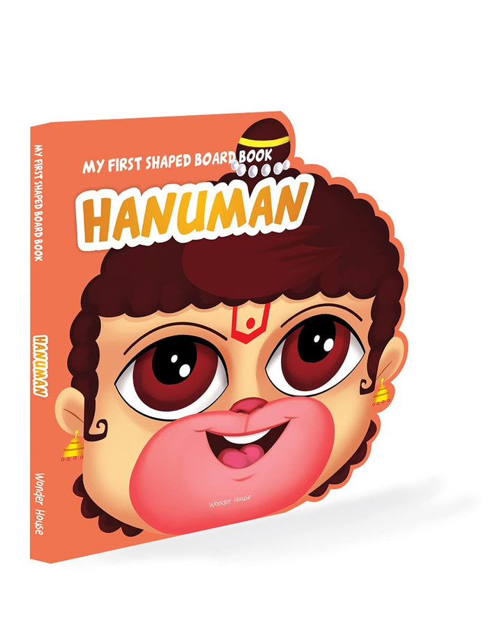 My First Shaped Board Book: Illustrated Lord Hanuman Hindu Mythology Picture Book for Kids Age 2+ (Indian Gods and Goddesses) by Wonder House Books - Board Book cover