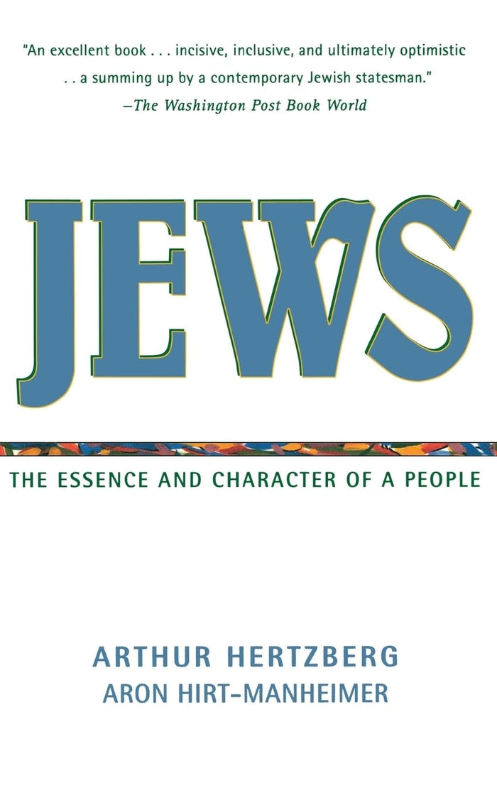 Jews: The Essence and Character of a People by Arthur Hertzberg - Paperback cover